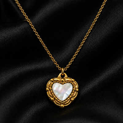 Dual Pearl Heart
