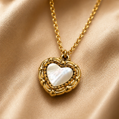 Dual Pearl Heart