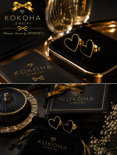 Obscura Amour Earrings by KOKOHA