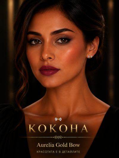 Aurelia Gold Bow by KOKOHA