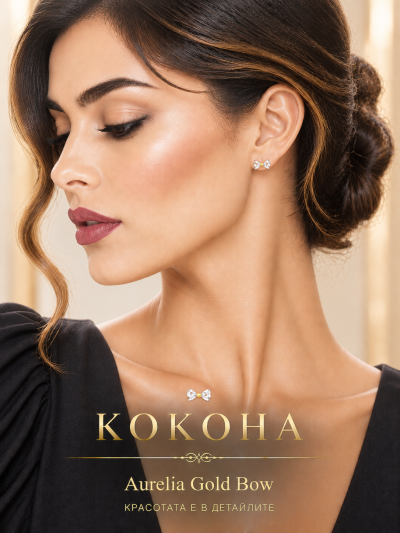 Aurelia Gold Bow by KOKOHA