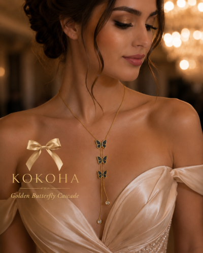 Golden Butterfly Cascade by KOKOHA