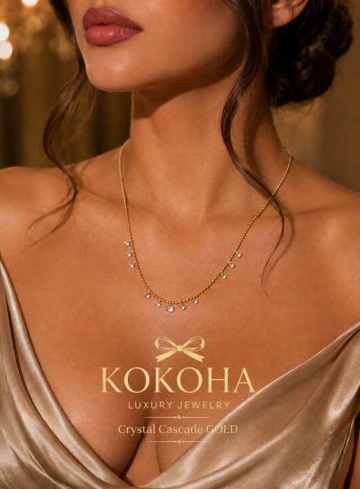 Crystal Cascade GOLD by  KOKONA