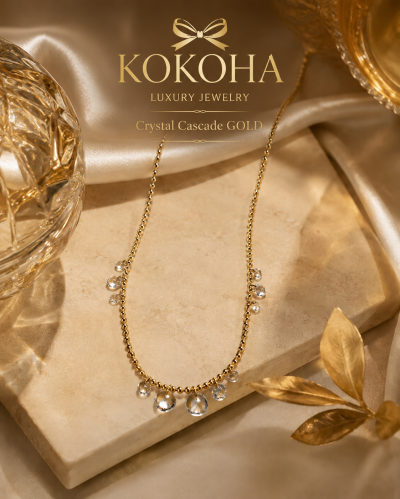 Crystal Cascade GOLD by  KOKONA