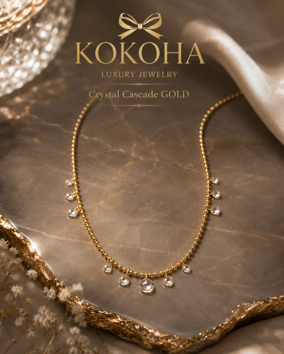 Crystal Cascade GOLD by  KOKONA